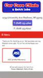 Mobile Screenshot of carcareclinic.biz